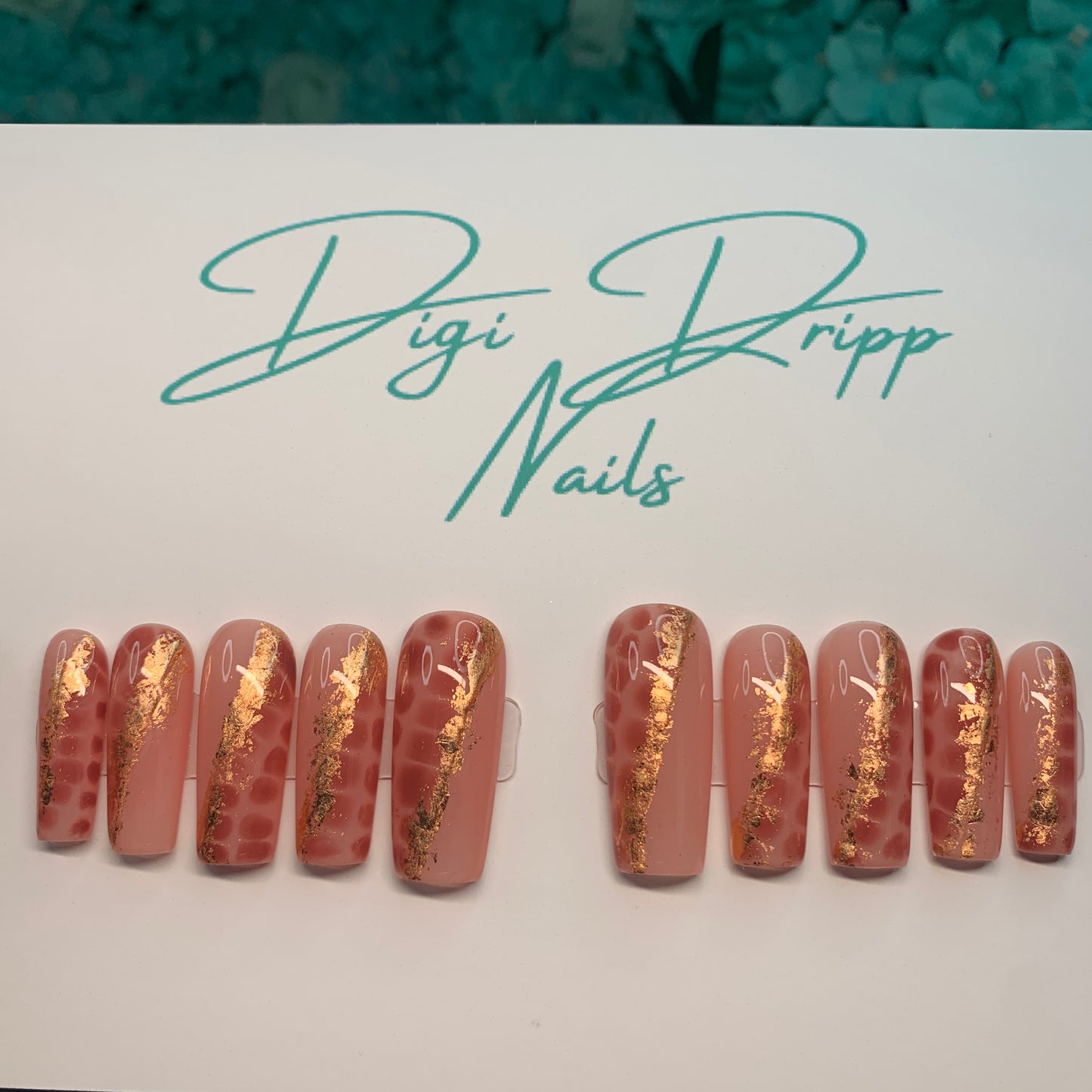 Rosé Croc Press Ons