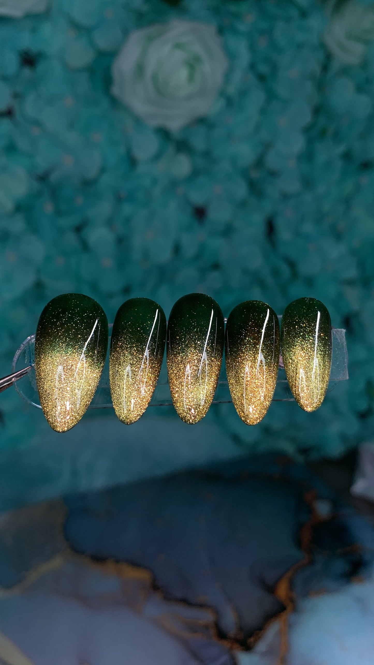 Green Goddess Press Ons