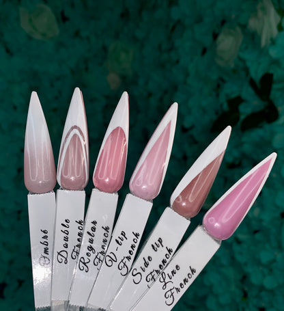 French nail design picker