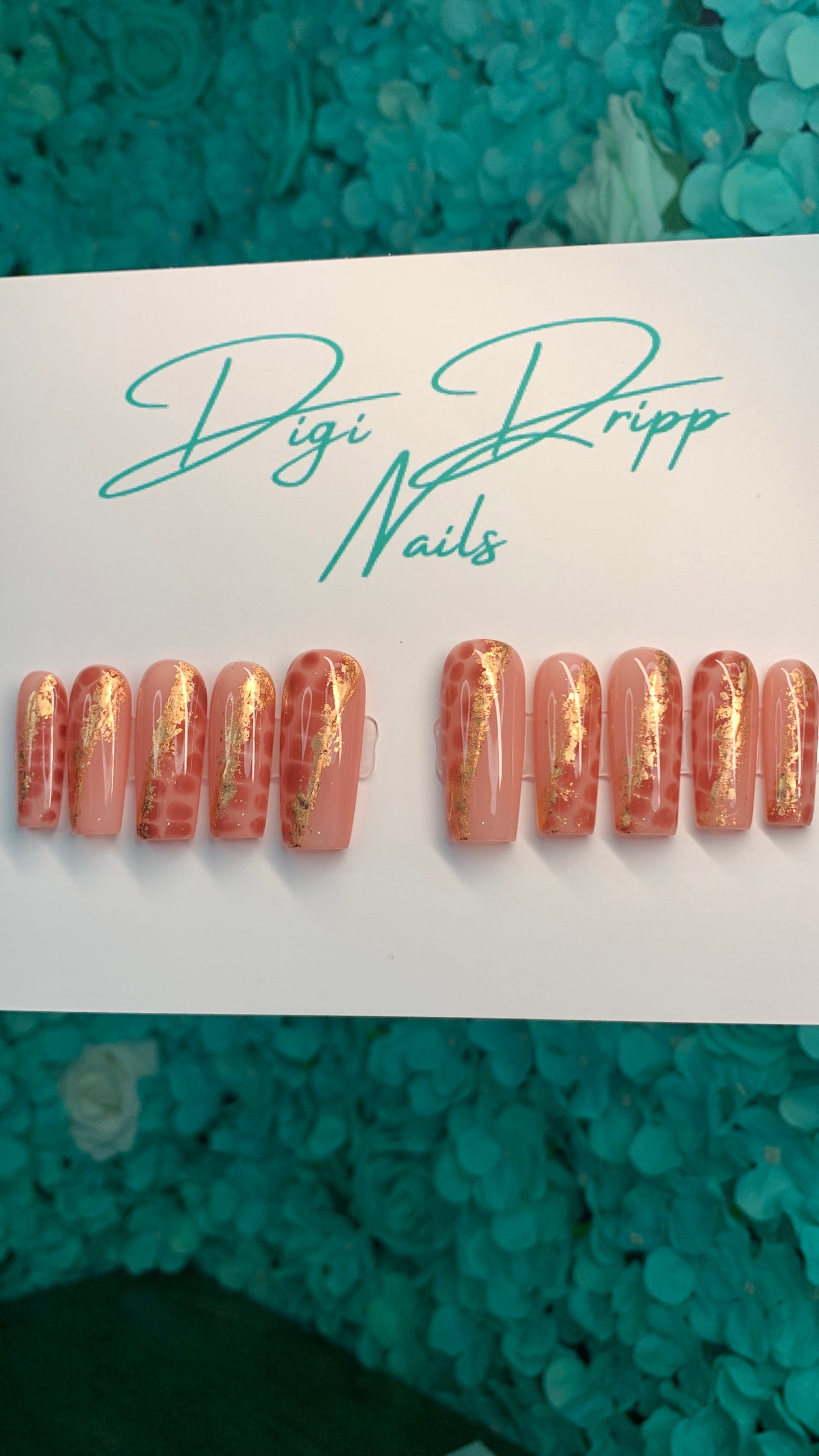 Rosé Croc Press Ons