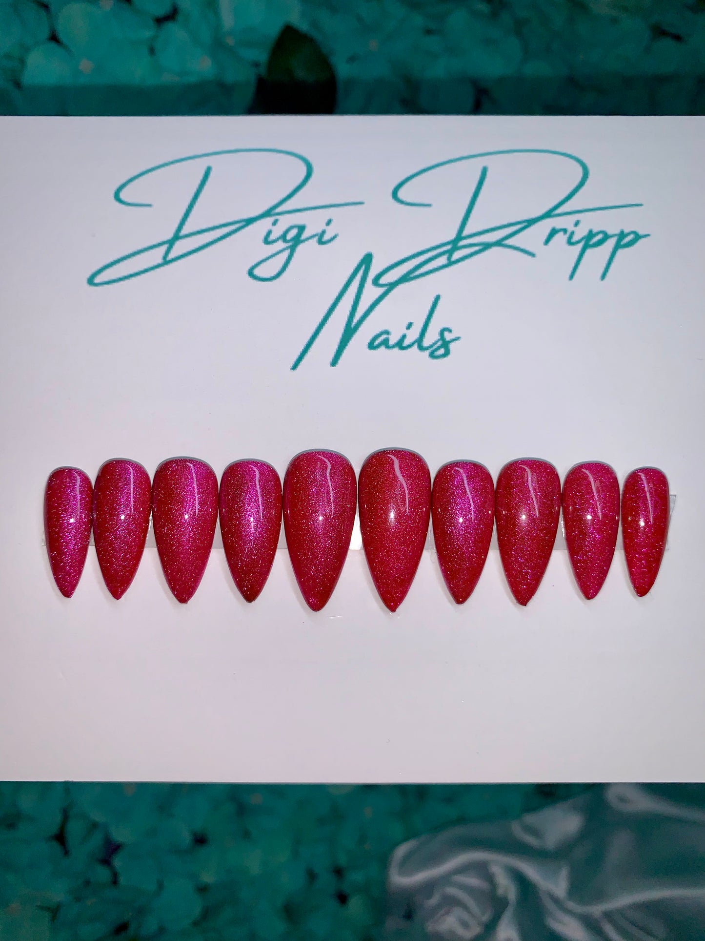 Pink Velvet Cat Eye