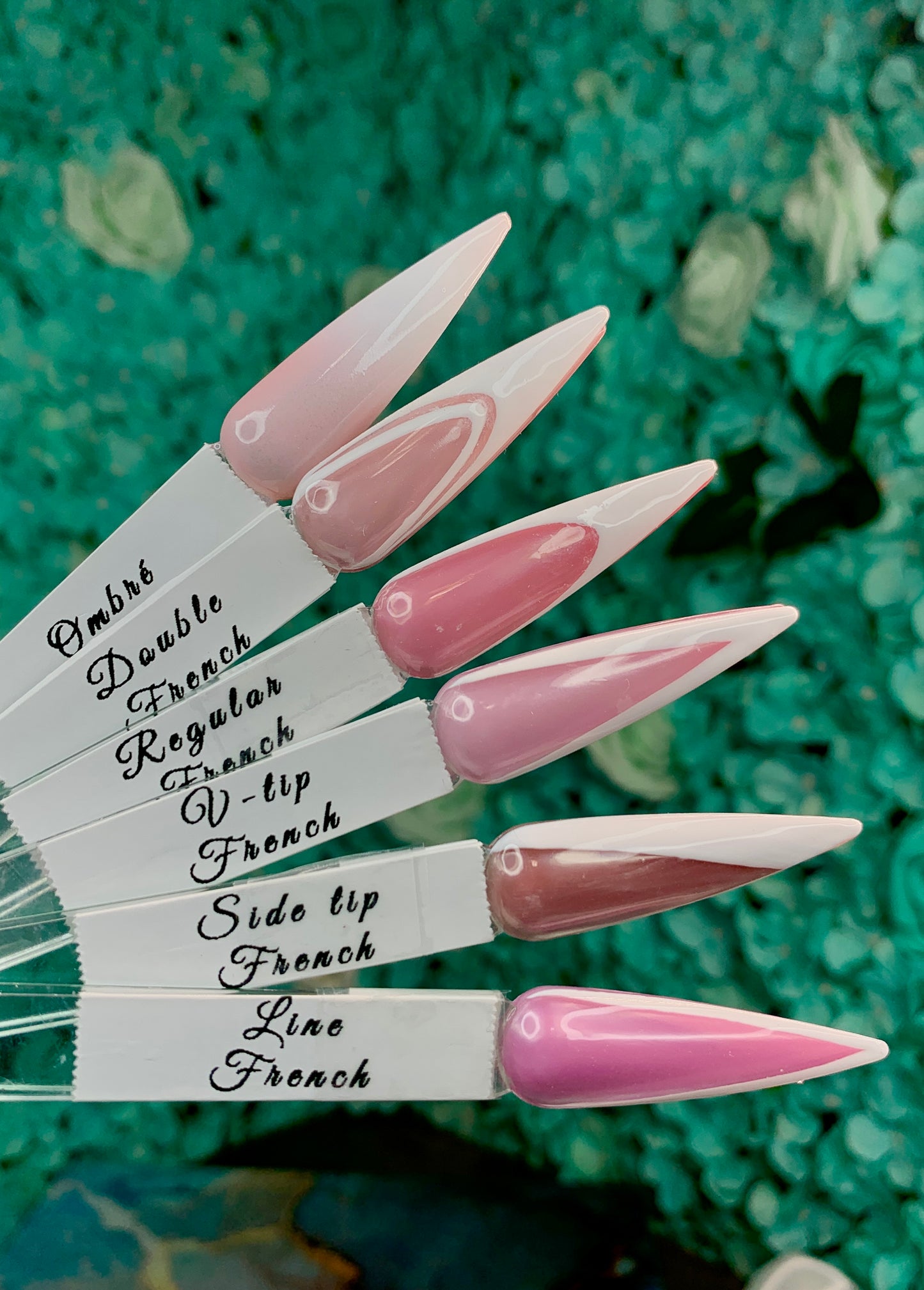 French nail design picker