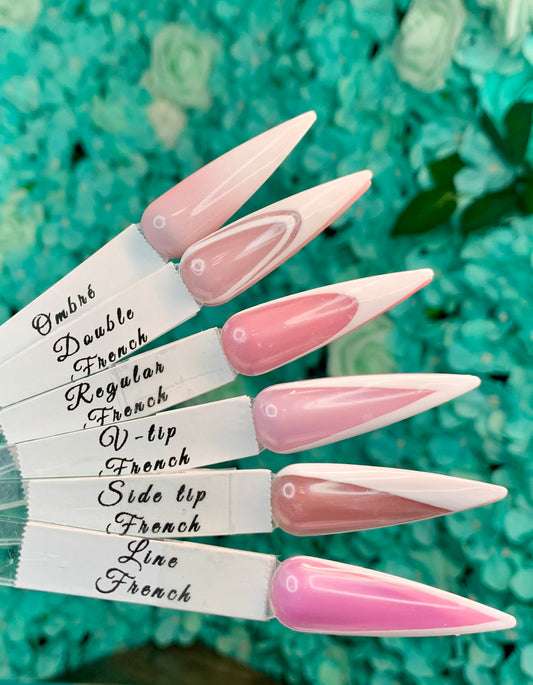 French nail design picker