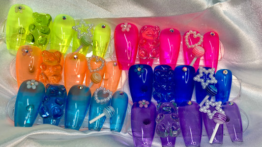 Jelly/ Press on nail sets